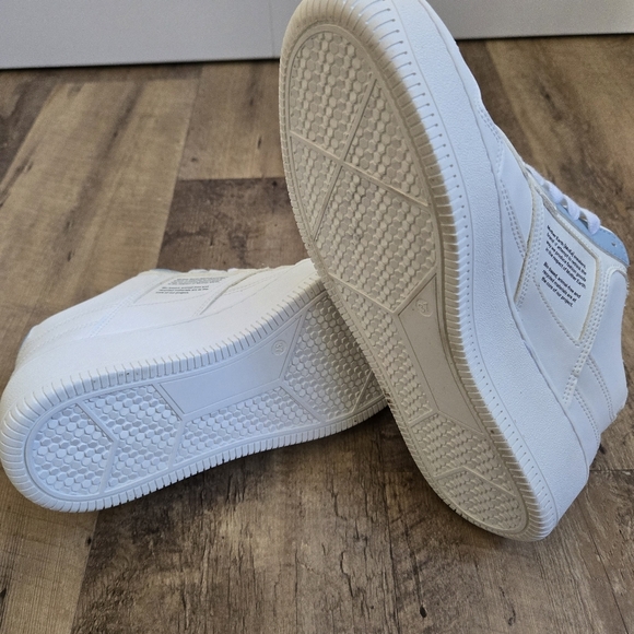 Moea Womens Size 37 White and Blue Sneakers, Excellent Condition - Picture 11 of 15